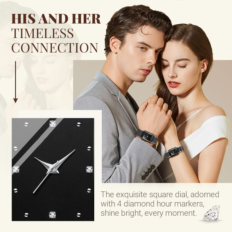 Add Modern Style Instantly! Fashion Square Quartz Watch