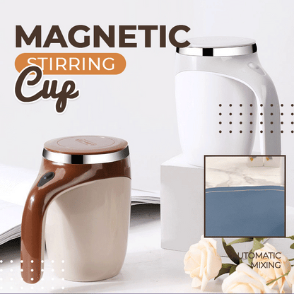 Mix Any Drink Instantly! Self-Stirring Stainless Steel Mug