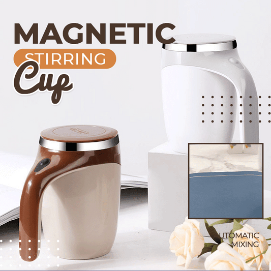 Mix Any Drink Instantly! Self-Stirring Stainless Steel Mug