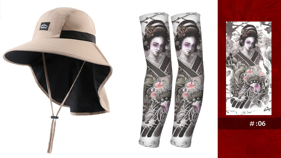 Sun-Protective & Breathable Tattoo Cooling Sleeve
