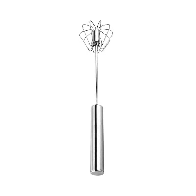 🔥 DON'T MISS 50% OFF! ⏰ Stainless Steel Semi-Automatic Eggbeater Easy Whisk – No Wrist Pain, Bidirectional Spin & Cordless ✨