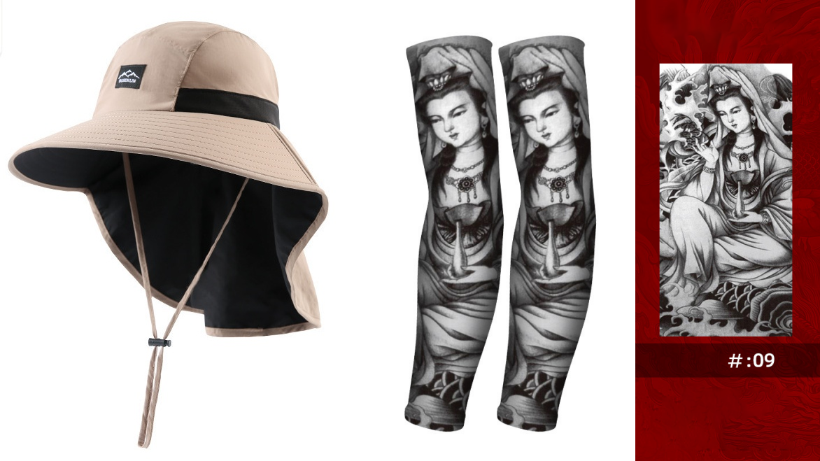 Sun-Protective & Breathable Tattoo Cooling Sleeve