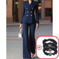 Over 20k+Sold🔥Women's Pinstripe Double-Breasted Suit Set