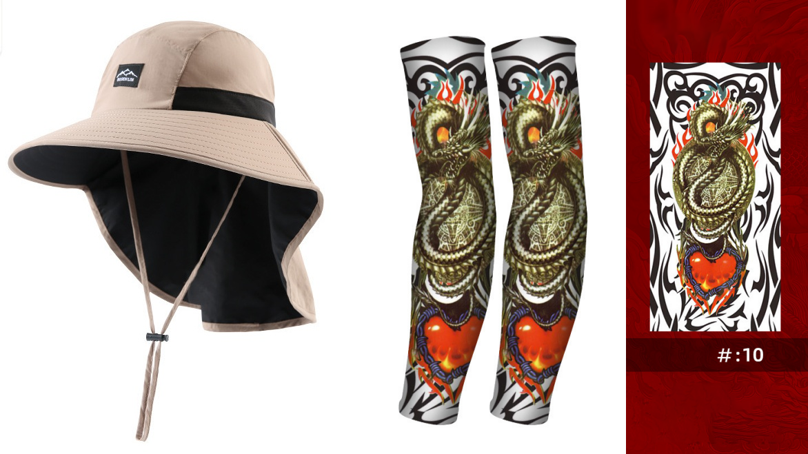 Sun-Protective & Breathable Tattoo Cooling Sleeve