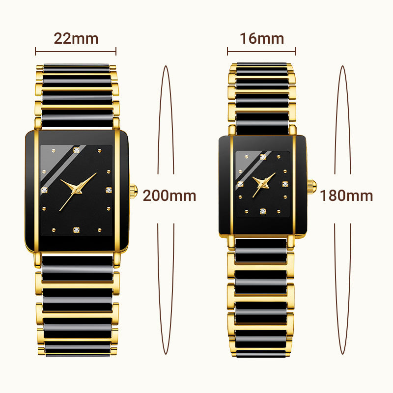 Add Modern Style Instantly! Fashion Square Quartz Watch