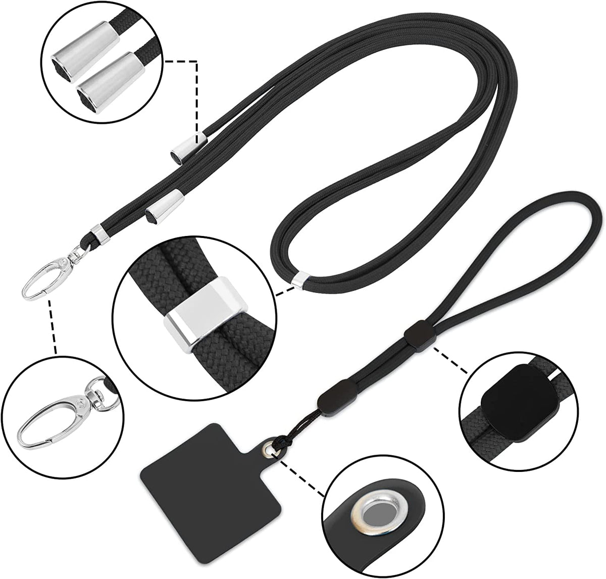 Free Your Hands Instantly! No-Drop Crossbody Phone Lanyard