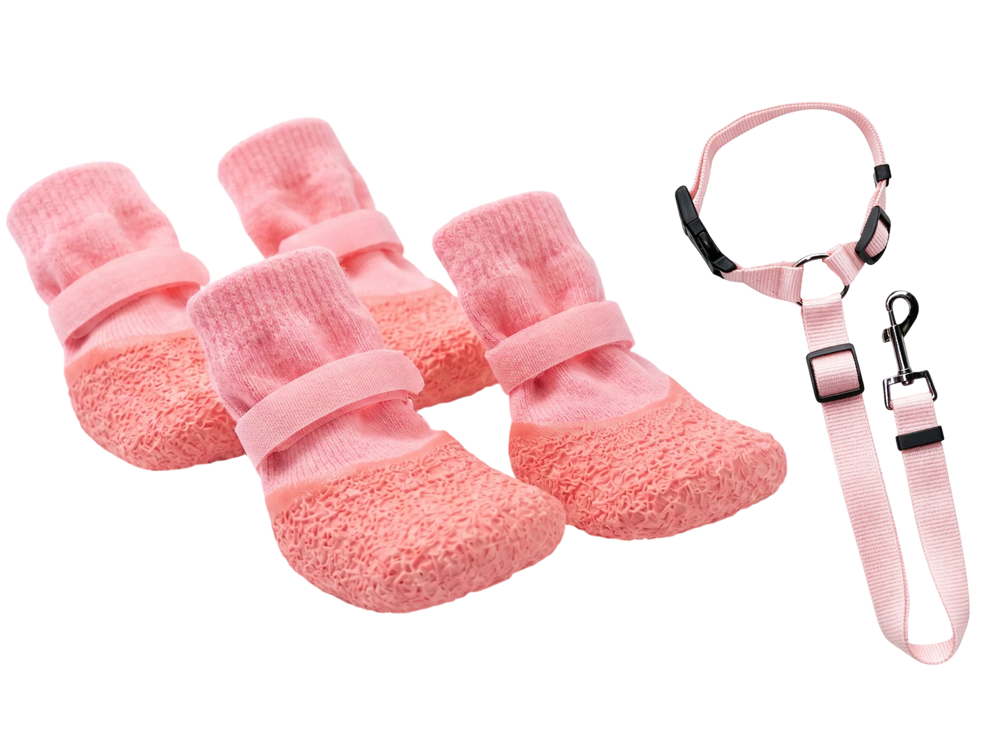 Waterproof Dog Shoes – Non-Slip, Breathable & Secure Fit