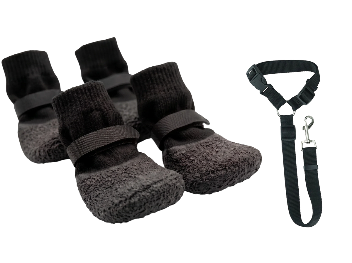 Waterproof Dog Shoes – Non-Slip, Breathable & Secure Fit
