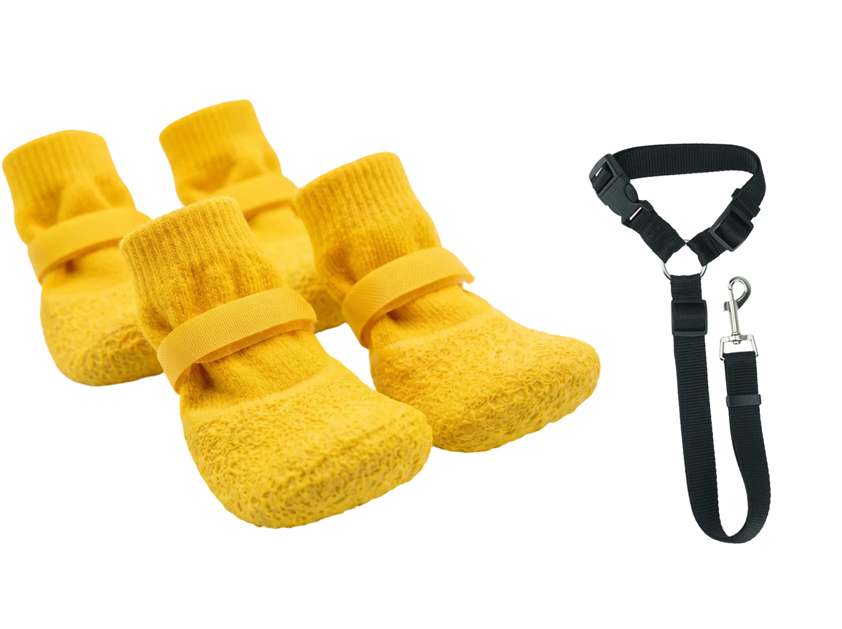 Waterproof Dog Shoes – Non-Slip, Breathable & Secure Fit