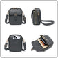 Vintage Crossbody Leather Bag – Adjustable & Spacious Design