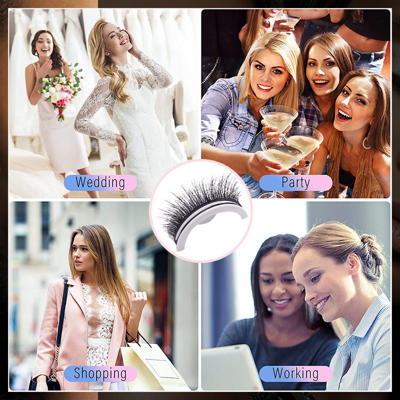 🔥Buy 2 Get 1 Free🔥Waterproof & Reusable Self-Adhesive Eyelashes