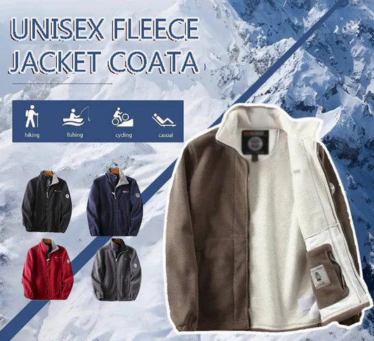 🎅Suitable for both men and women🎁50K+ SOLD!⏰Unisex Double-Layer Coral Fleece Jacket🔥