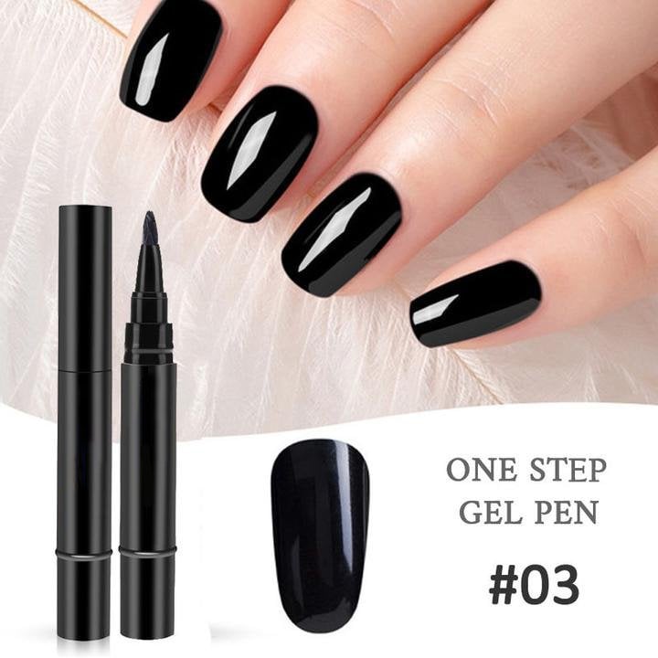 3-in-1 Gel Nail Pen – One Step, No Base or Top Coat Needed