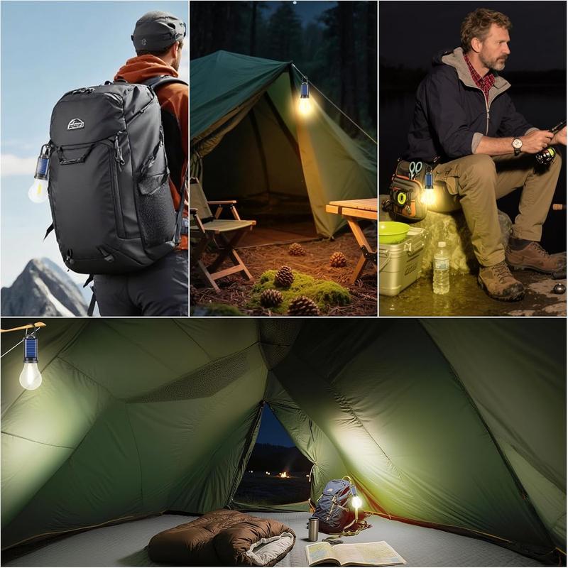Light Up Camping Instantly! USB-C Rechargeable Vintage Hanging Lantern