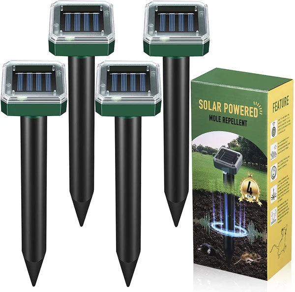 🔥Solar Power Mouse Mole Snakes Pest Rodent Repeller