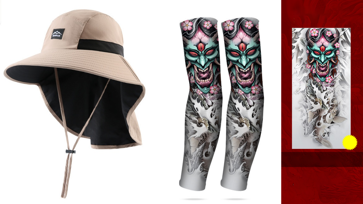 Sun-Protective & Breathable Tattoo Cooling Sleeve