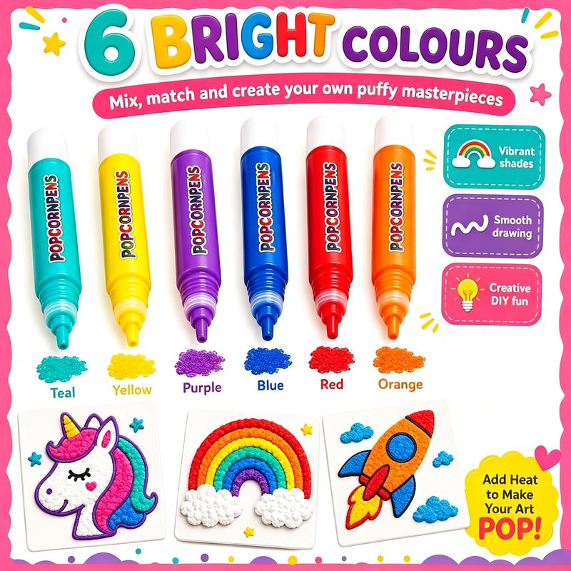 💥LAST DAY 50% OFF!🎁🔮Magic Pen – DIY Bubble Popcorn Drawing Pens