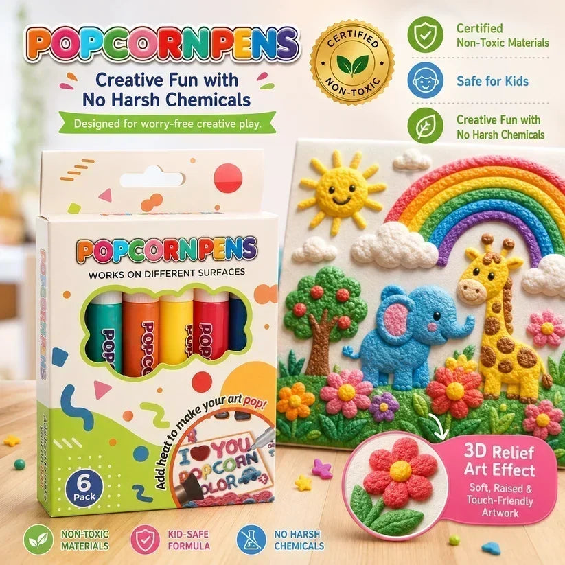💥LAST DAY 50% OFF!🎁🔮Magic Pen – DIY Bubble Popcorn Drawing Pens