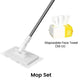 ⏳Time-Limited Special⏰Extendable Telescopic Disposable Flat Clip Mop, 360° Swivel Lightweight Floor Mop -✨Multi-purpose Cleaner for Hardwood, Tile, Kitchen & Bathroom