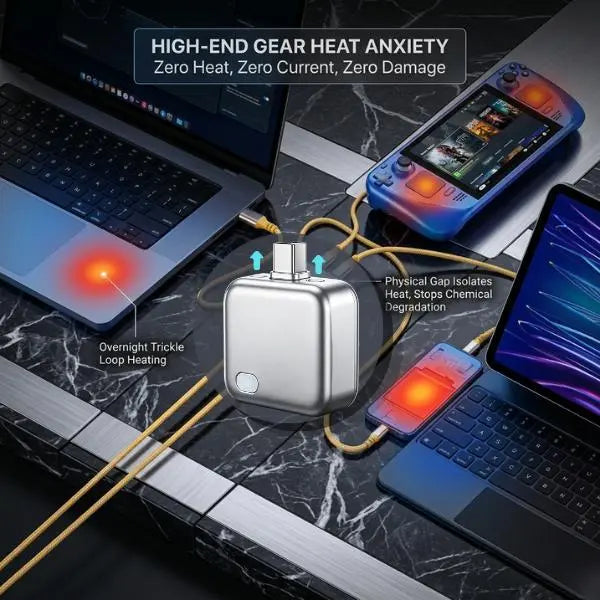 Stop Overcharging Instantly! Auto-Off 140W Smart Charging Adapter