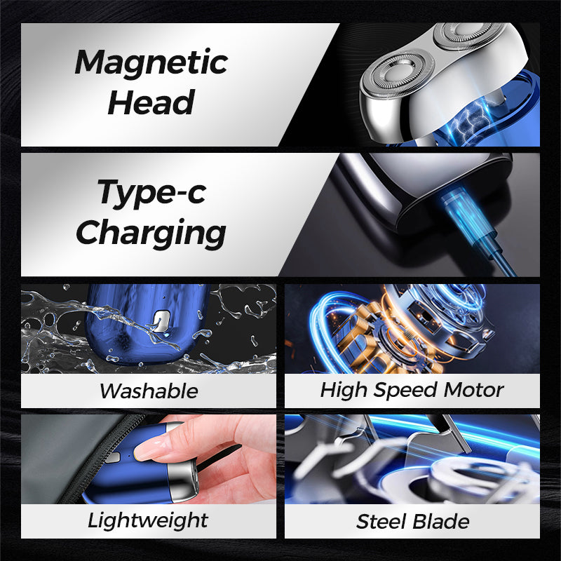 💥HOT SALE 40% OFF💥2026 New Mini Double Head Electric Shave