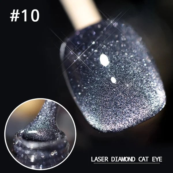 💅Laser Diamond Cat Eye Nail Polish💎