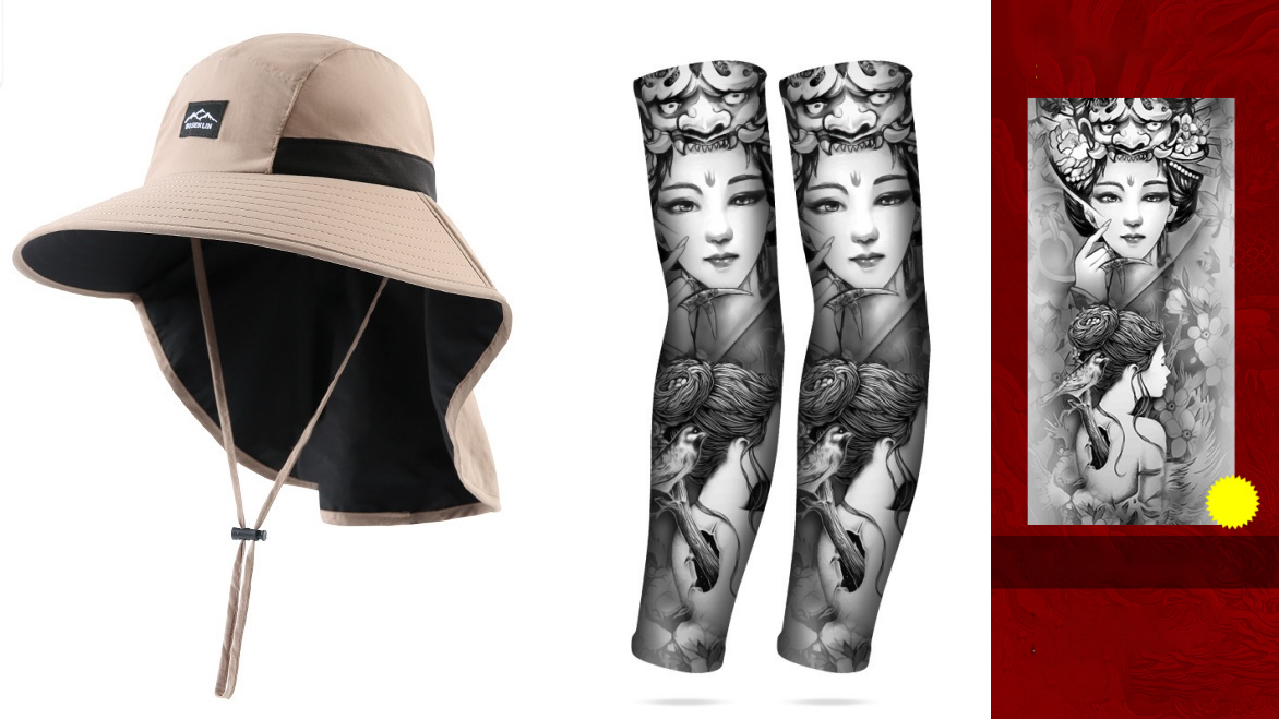 Sun-Protective & Breathable Tattoo Cooling Sleeve