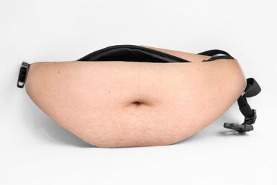 Prank Any Party Instantly! No-Fade Realistic Dad Bod Waist Bag