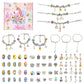 💫 60% OFF NOW! 🎁 Charm Bracelet Making Kit - Includes Beads & Tools, Creative Fun for Kids/Adults, Perfect Gift Idea 👧📦