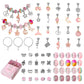 💫 60% OFF NOW! 🎁 Charm Bracelet Making Kit - Includes Beads & Tools, Creative Fun for Kids/Adults, Perfect Gift Idea 👧📦