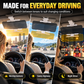 Reduce Glare Instantly! 2-in-1 Day & Night Clip-On Car Visor