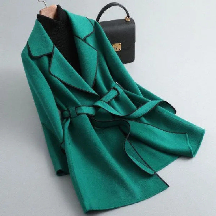 Handmade High-end Loose-cut Woolen Coat