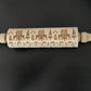 Stamp Cookies Instantly! No-Stick Engraved Beech Rolling Pin
