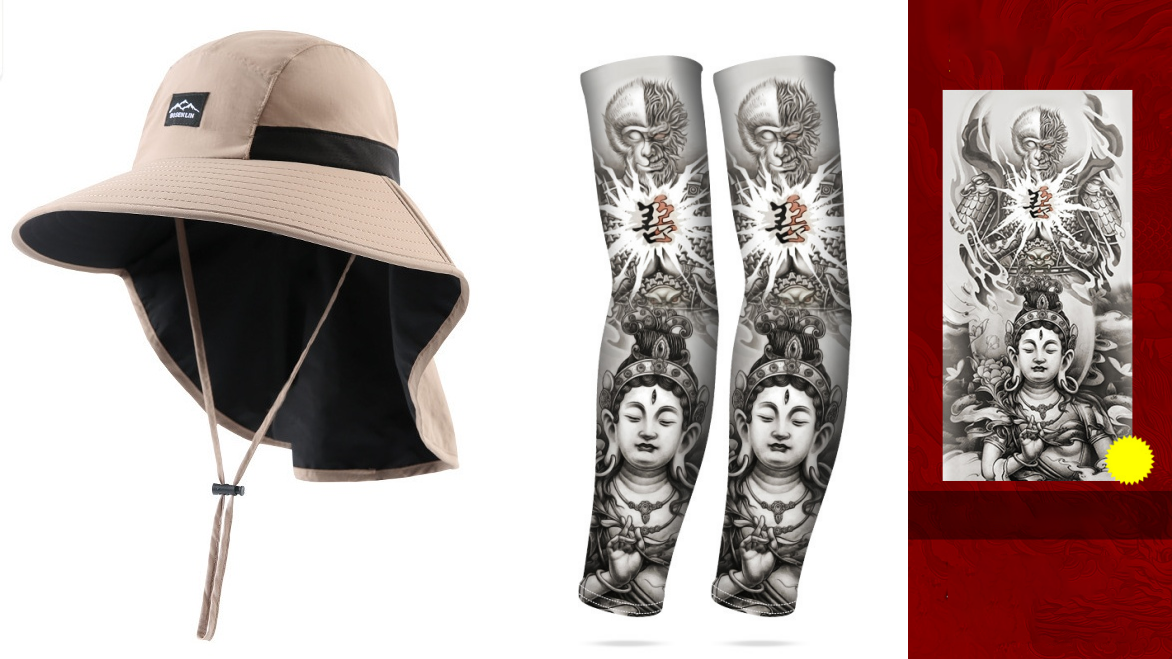 Sun-Protective & Breathable Tattoo Cooling Sleeve