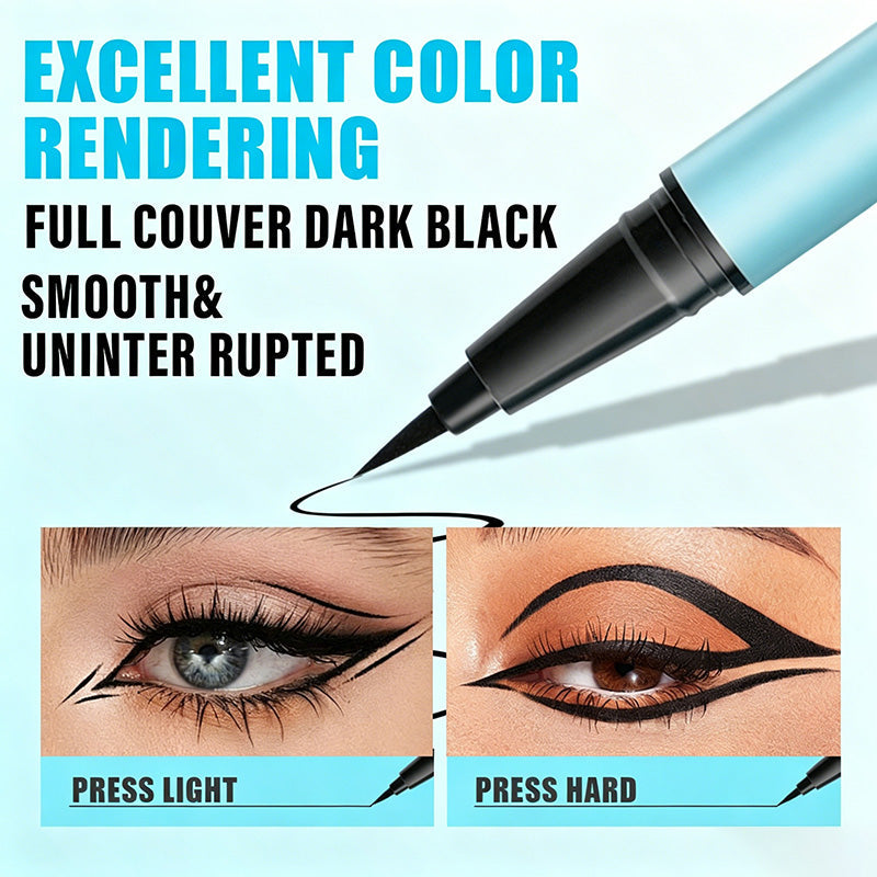 Draw Perfect Wings Instantly! No-Smudge 24H Waterproof Eyeliner