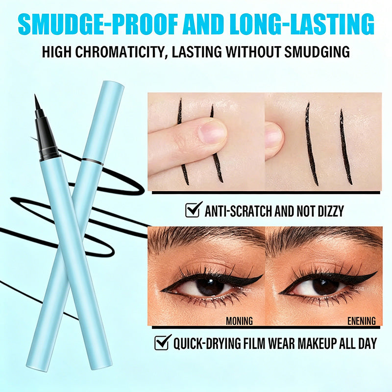 Draw Perfect Wings Instantly! No-Smudge 24H Waterproof Eyeliner