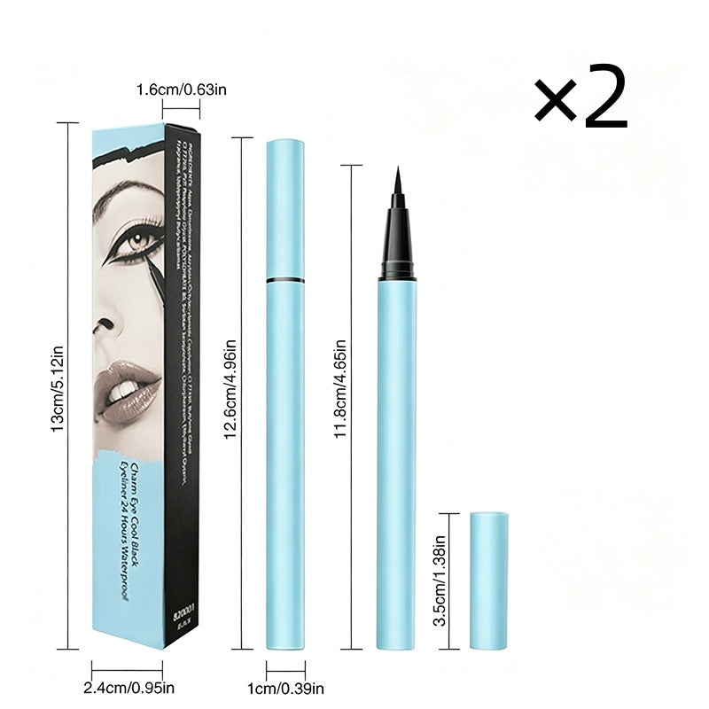 Draw Perfect Wings Instantly! No-Smudge 24H Waterproof Eyeliner
