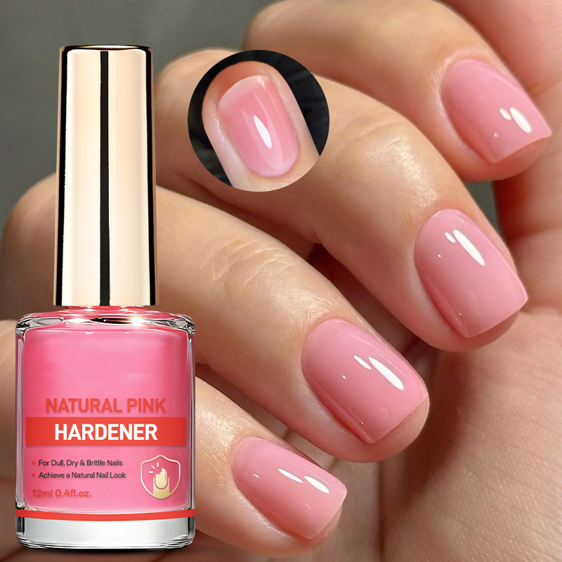 💜Glossy Nail Strengthener – No Lamp & Chip-Resistant Finish