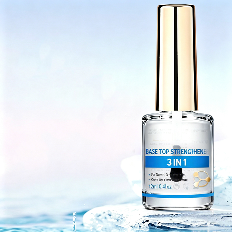 💜Glossy Nail Strengthener – No Lamp & Chip-Resistant Finish