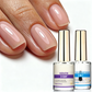 💜Glossy Nail Strengthener – No Lamp & Chip-Resistant Finish