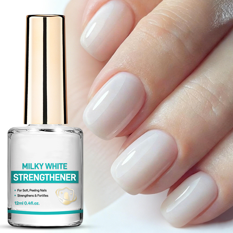 💜Glossy Nail Strengthener – No Lamp & Chip-Resistant Finish