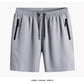 Ice Silk Running Shorts – Zip Pockets, No Slip