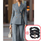 Over 20k+Sold🔥Women's Pinstripe Double-Breasted Suit Set