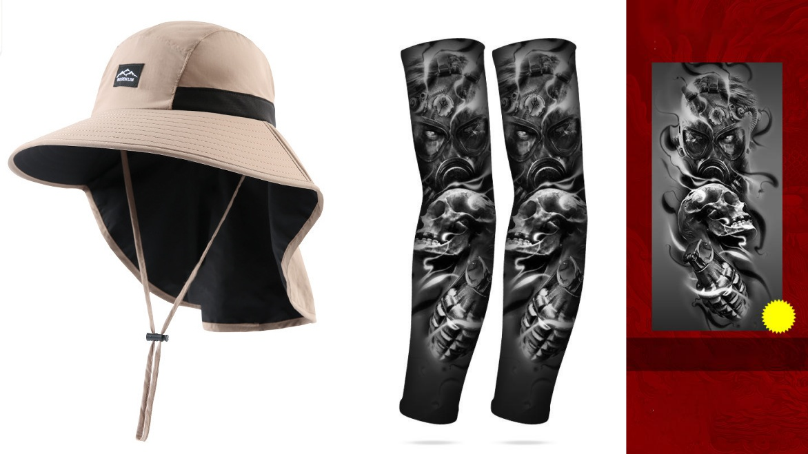 Sun-Protective & Breathable Tattoo Cooling Sleeve