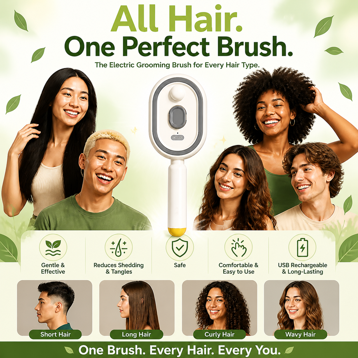 🖤2026 New Year · 40% OFF🖤Moisture Spray Hair Massage Comb