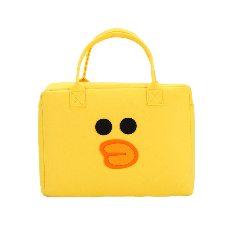 🎉2025 HOT SALE🎉Cartoon Felt Luggage Bag