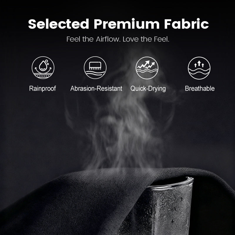 Stretch Fabric, Multi-Pocket & Water-Repellent & Breathable