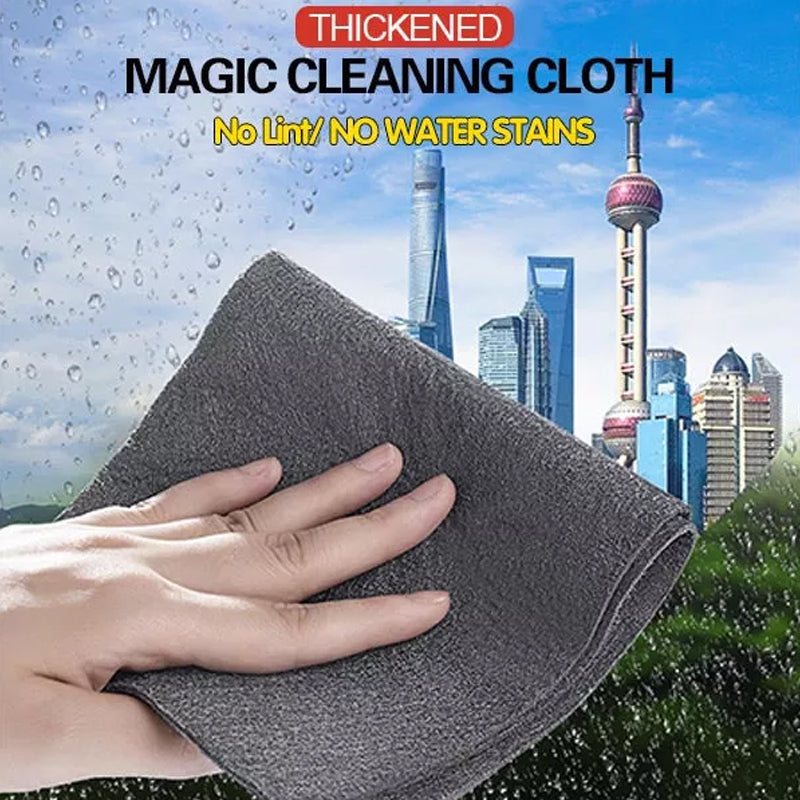Clean Streak-Free Instantly! Thickened Magic Microfiber Cleaning Cloth