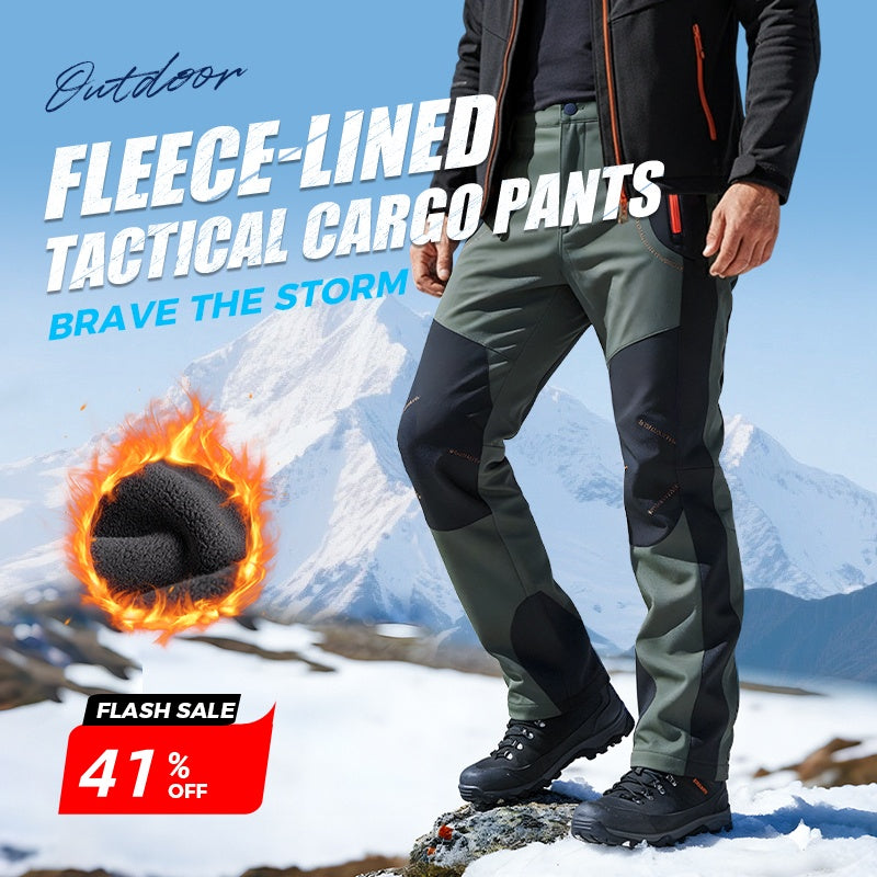 🔥👖Windproof Waterproof Warm Elastic Waist Hiking Pants