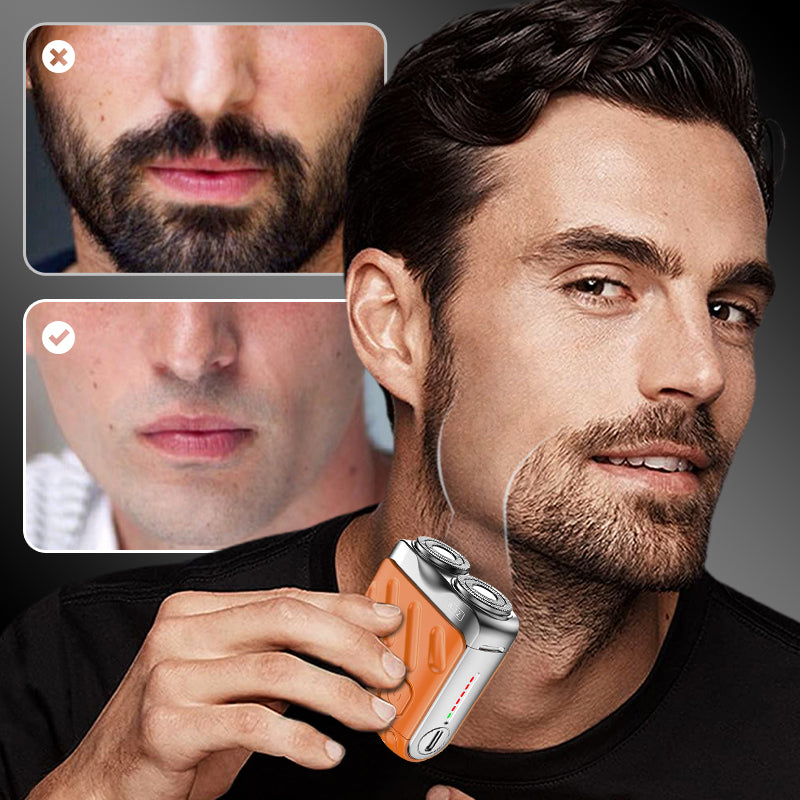 🔥2026 HOT SALE🔥Portable Rotary Dual Ring Electric Shaver